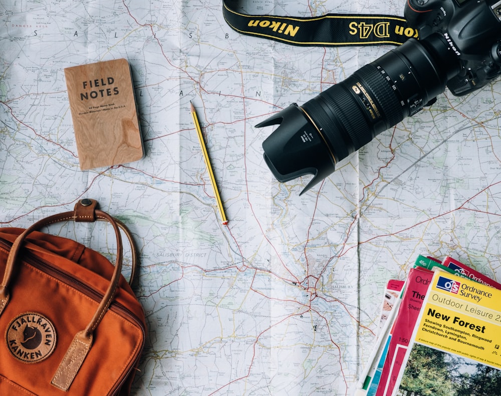 Planning a trip with map